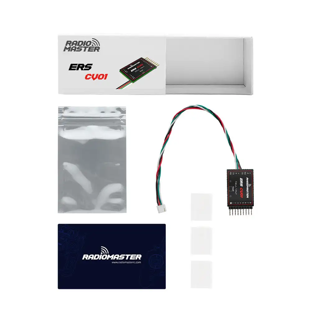 Radiomaster ERS-CV01 Cell Voltage Sensor for ER6 / ER8 / ER8G / ER8GV ELRS PWM Receivers
Radiomaster ERS-CV01 Cell Voltage Sensor for ER6 / ER8 / ER8G / ER8GV ELRS PWM Receivers