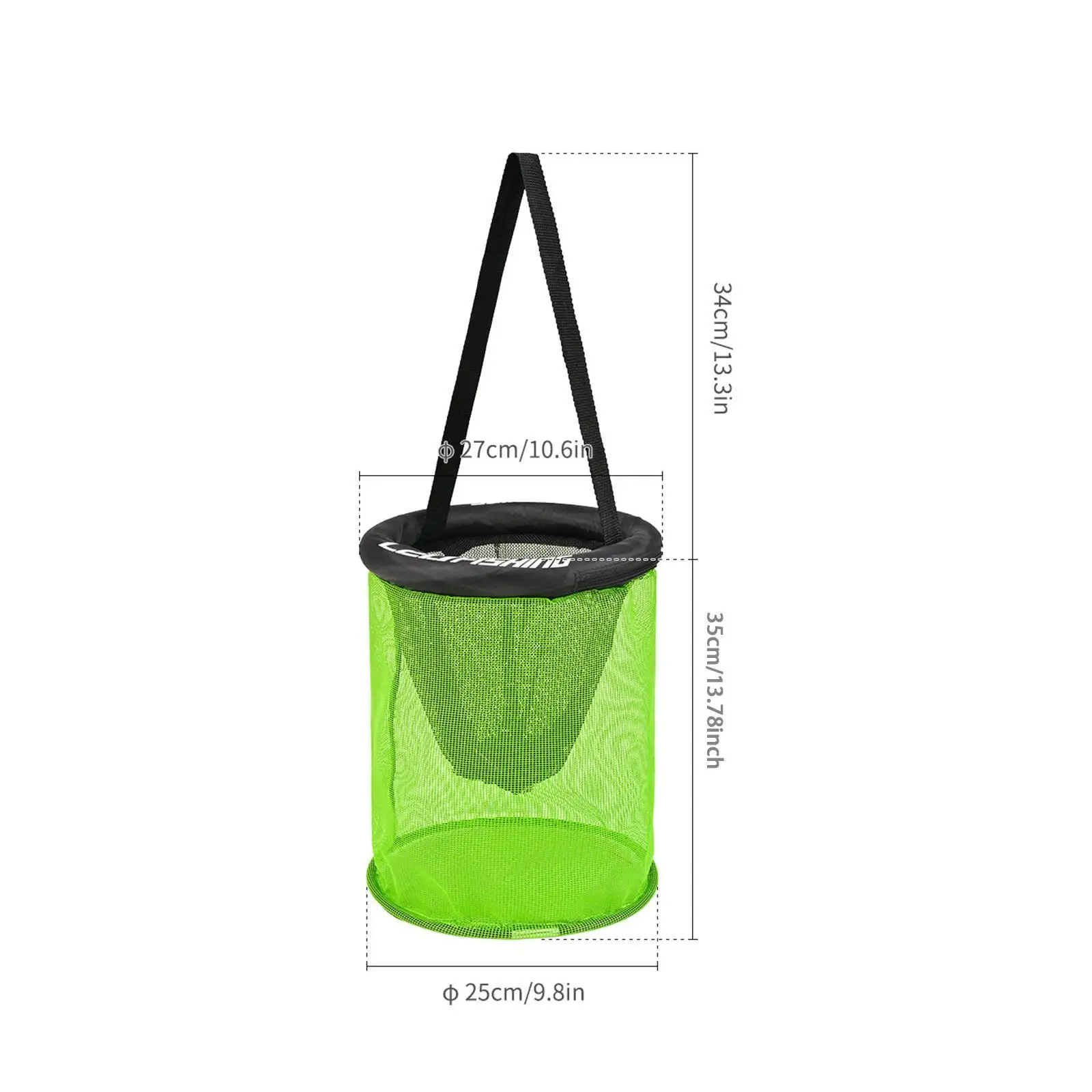 Fish Trap Basket Nylon Mesh Foldable Fishing Net Floating Storage Cage for Feeder with Fishing Fish
Fish Trap Basket Nylon Mesh Foldable Fishing Net Floating Storage Cage for Feeder with Fishing Fish