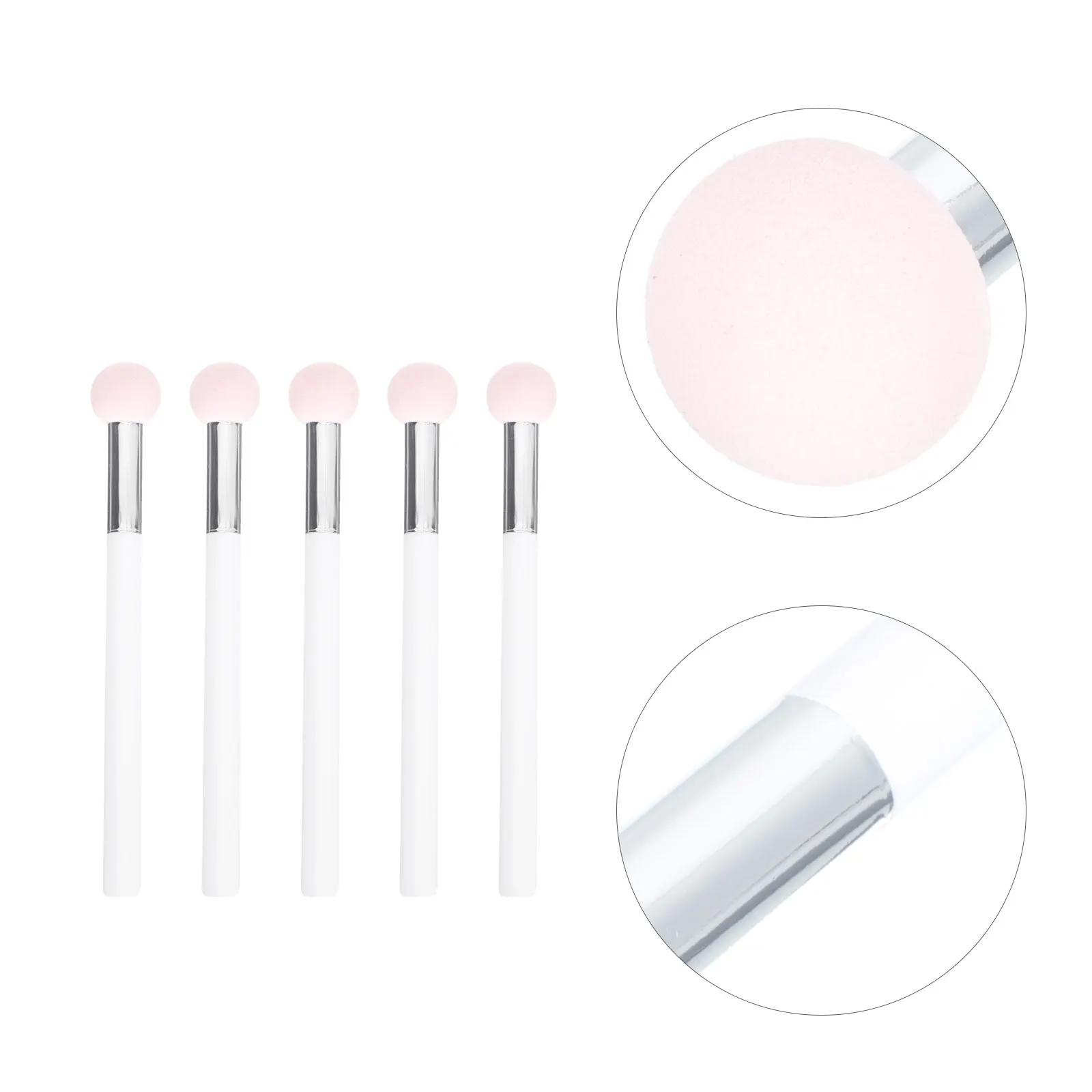 5pcs Powder Makeup Brushes Sponge Head Tools for Foundation Concealer Washable Reusable Non Latex Wooden Handle
5pcs Powder Makeup Brushes Sponge Head Tools for Foundation Concealer Washable Reusable Non Latex Wooden Handle