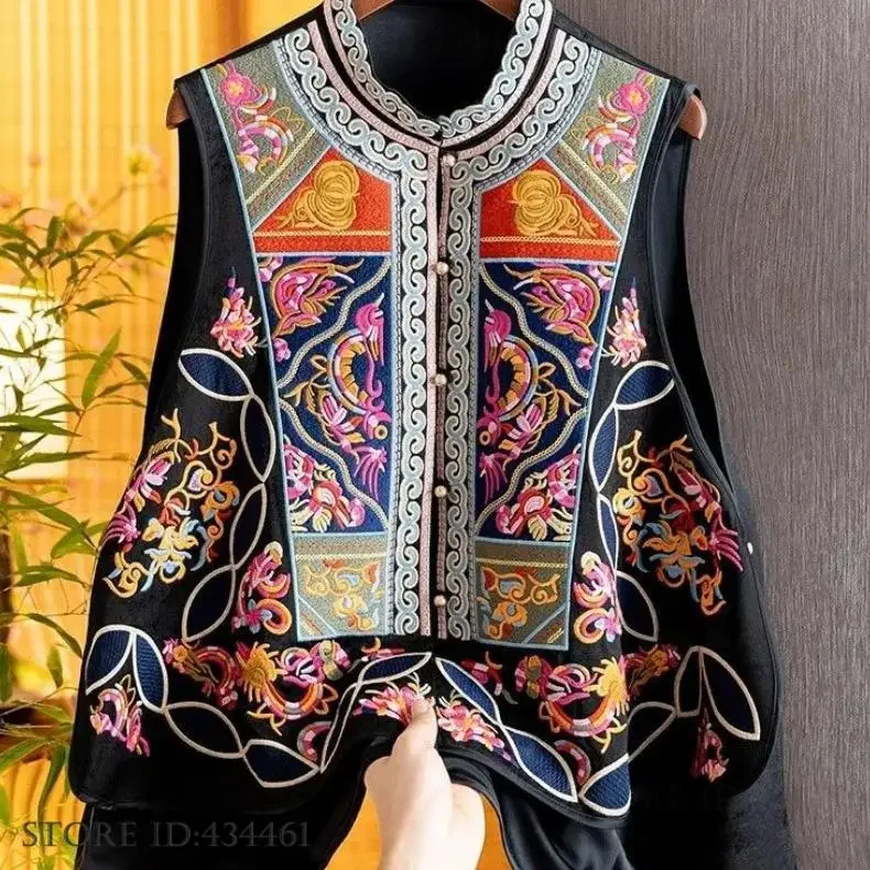Heavy Embroidery Women Tang Clothes Tops New Chinese Style Qipao Vest Sexy Sleeveless Shirt Blouse Mandarin Collar Waistcoat
Heavy Embroidery Women Tang Clothes Tops New Chinese Style Qipao Vest Sexy Sleeveless Shirt Blouse Mandarin Collar Waistcoat