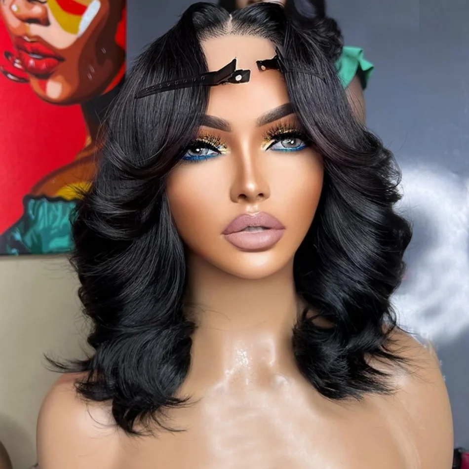 200% Density Body Wave Bob Wigs 13x4 Lace Frontal Wig Brazilian 100% Human Hair Wigs Transparent Lace Closure Virgin Remy Wigs
200% Density Body Wave Bob Wigs 13x4 Lace Frontal Wig Brazilian 100% Human Hair Wigs Transparent Lace Closure Virgin Remy Wigs