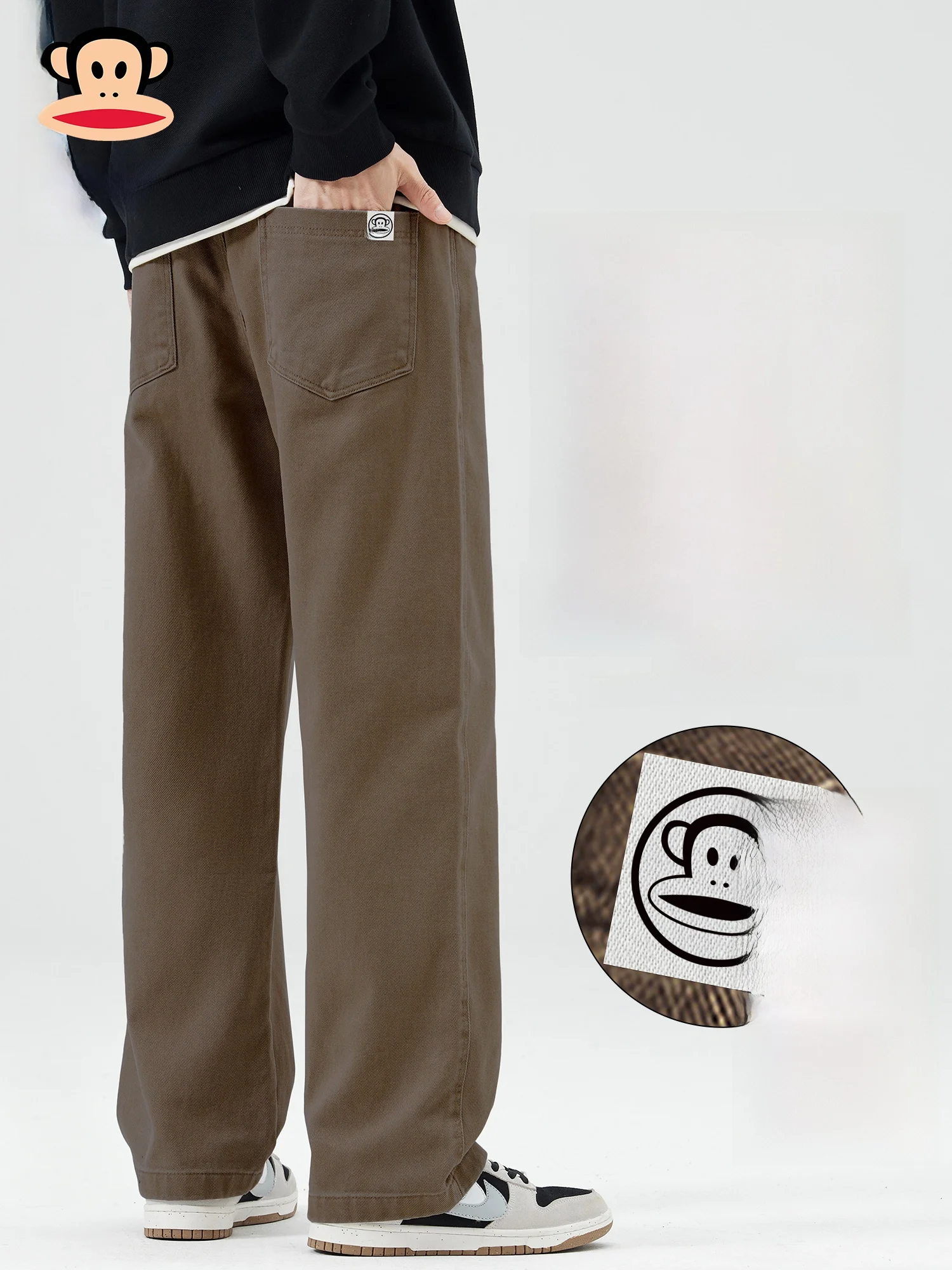 PaulFrank Thiened Fce Lined Wide Leg Loose Fit Casual Pants Men's Spring Autumn Cotton Workwear Trousers American Sle
PaulFrank Thiened Fce Lined Wide Leg Loose Fit Casual Pants Men's Spring Autumn Cotton Workwear Trousers American Sle