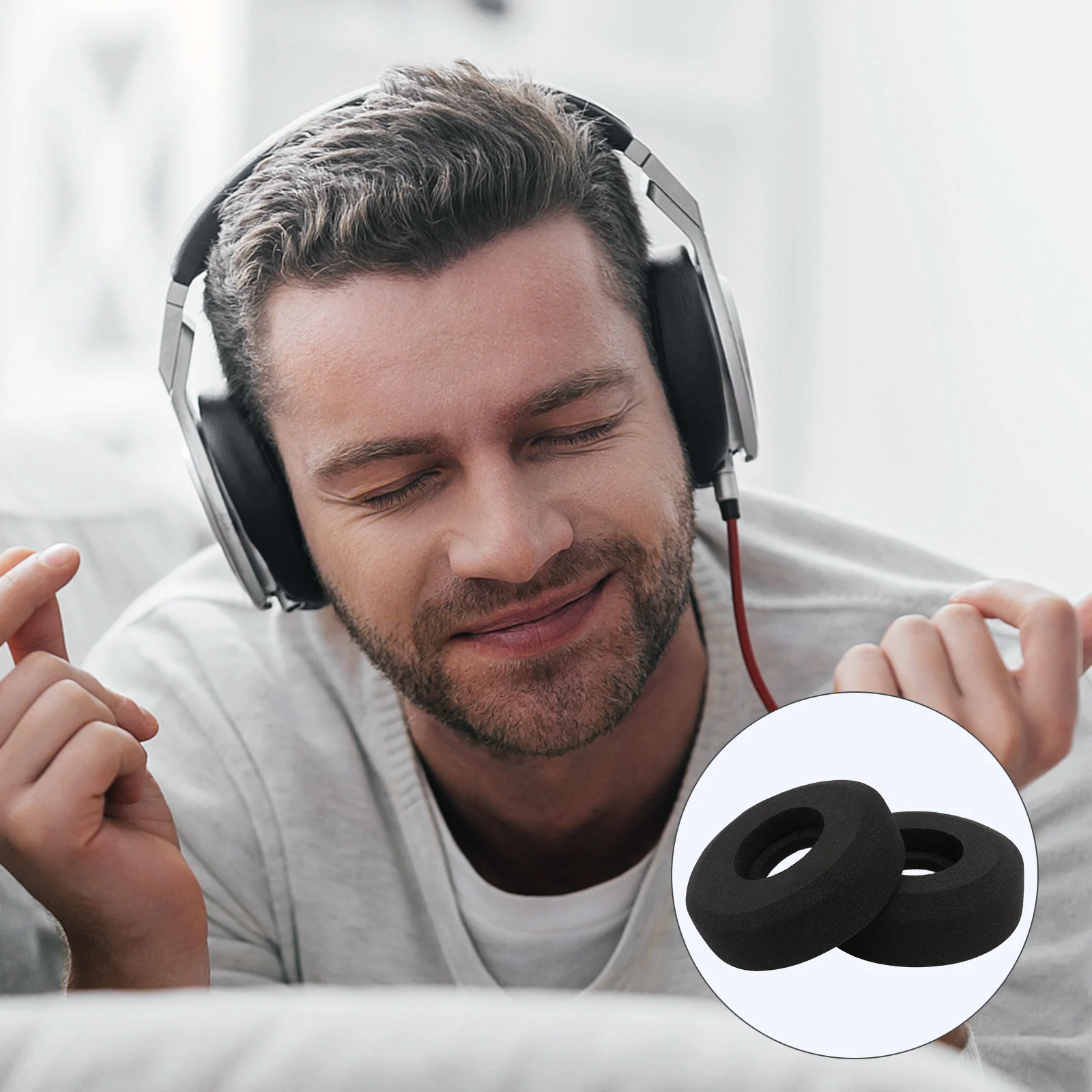 Pair of Replacement Ear Pads Cushions for PS1000 / GS1000 Headphone (Black) PS1000 headphone ear pads
Pair of Replacement Ear Pads Cushions for PS1000 / GS1000 Headphone (Black) PS1000 headphone ear pads