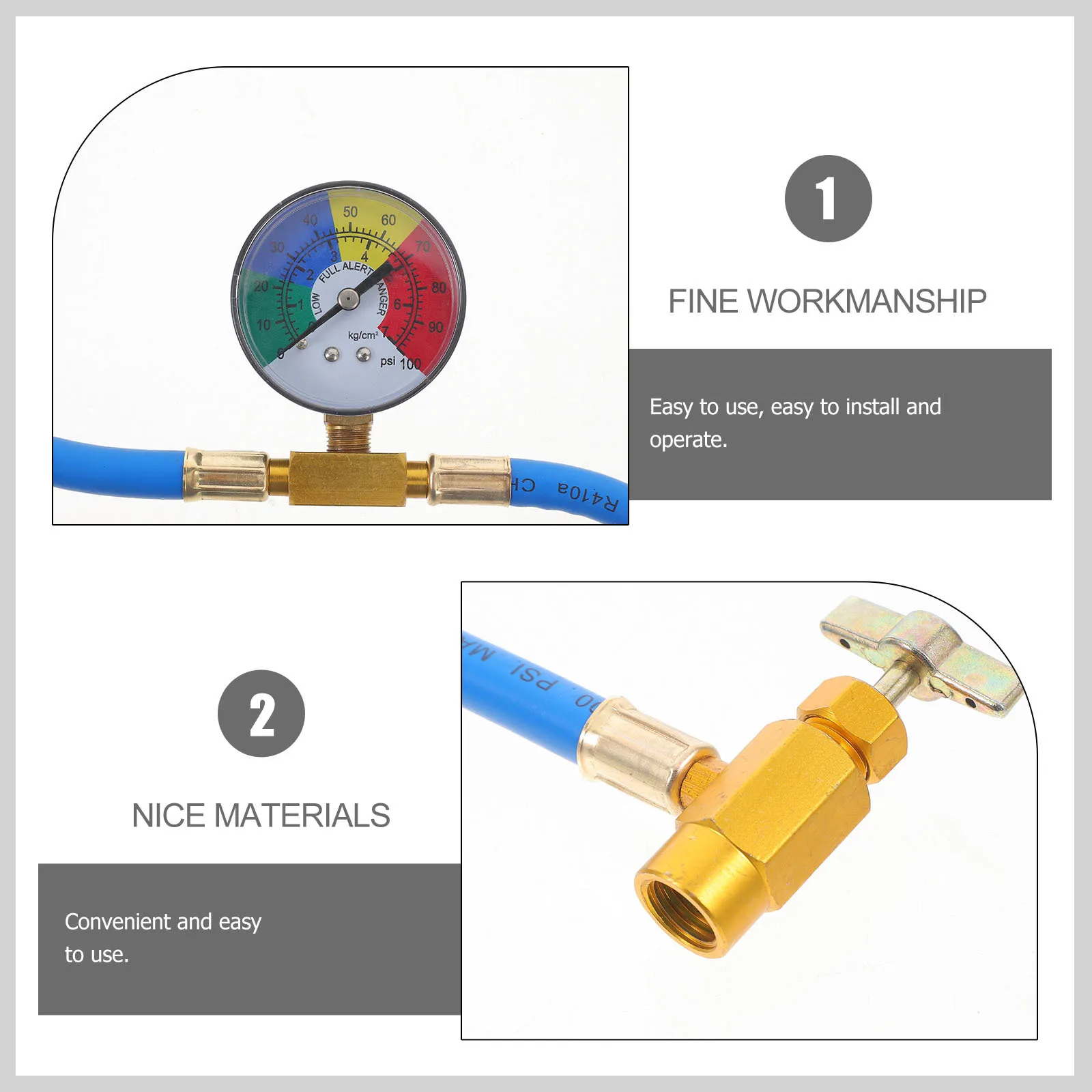 Refrigerant Charge Hose 1/2 Thread For American R134A Gauge Car Ac Recharge Tube Air Conditioning Charging Kit Vehicle
Refrigerant Charge Hose 1/2 Thread For American R134A Gauge Car Ac Recharge Tube Air Conditioning Charging Kit Vehicle
