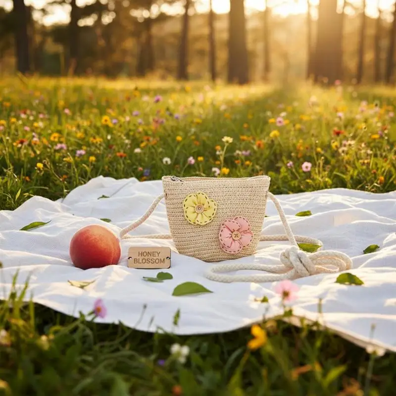 Girls Summer Handmade Bags Mini Weaving Fashion Shoulder Handbags for Children Park Visits
Girls Summer Handmade Bags Mini Weaving Fashion Shoulder Handbags for Children Park Visits