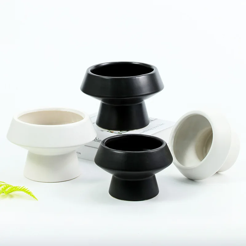 Ceramic Flower Pots Tall Basins Black and White Succulent Bonsai Sword Mountain Arrangement Tools
Ceramic Flower Pots Tall Basins Black and White Succulent Bonsai Sword Mountain Arrangement Tools