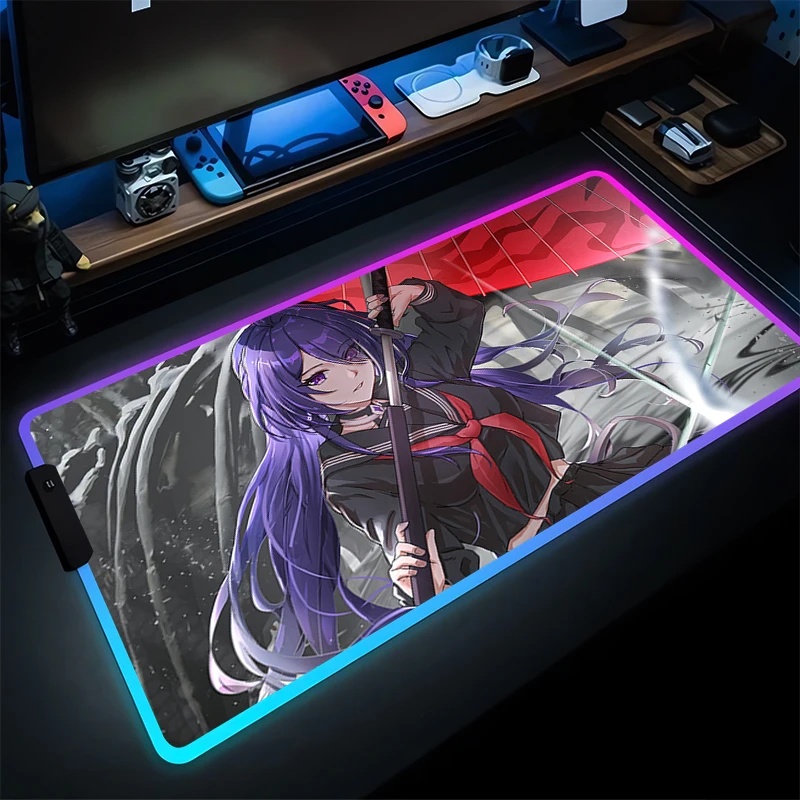 Rubber LED PC Mousepad Gamer Gaming Mouse Pad Honkai Star Rail Acheron Desk Keyboard Pad RGB Computer Laptop Anime Sexy Girl Mat
Rubber LED PC Mousepad Gamer Gaming Mouse Pad Honkai Star Rail Acheron Desk Keyboard Pad RGB Computer Laptop Anime Sexy Girl Mat