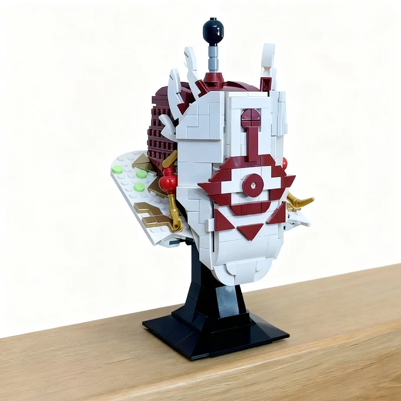 482PCS MOC Game Series Master Kohga Helmet Model Building Blocks Display DIY Creative Building Blocks Gift Decoration Home Set
482PCS MOC Game Series Master Kohga Helmet Model Building Blocks Display DIY Creative Building Blocks Gift Decoration Home Set
