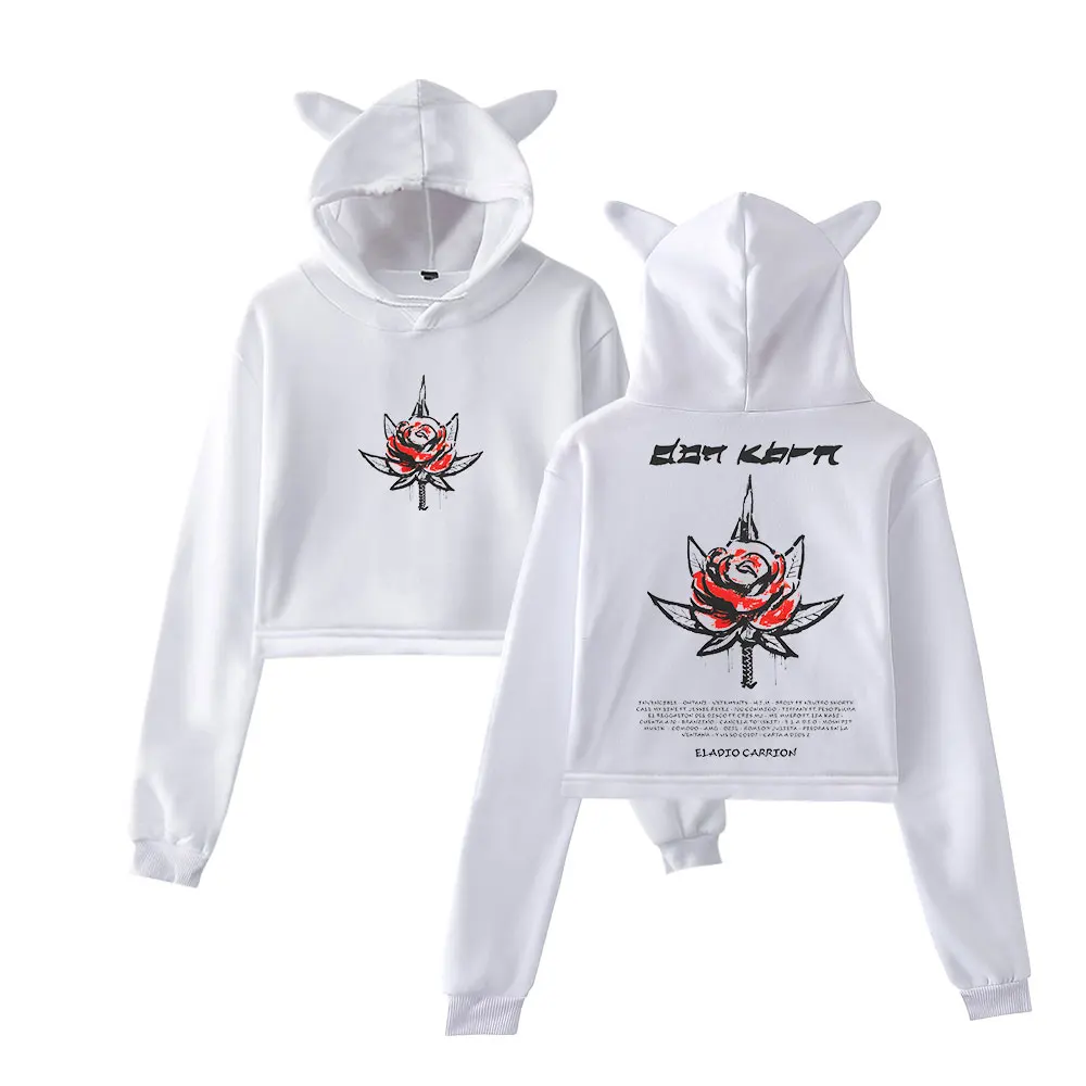 Eladio Carrion Don KBRN Crop top Women Long Sleeve Hoodie Sweatshirt
Eladio Carrion Don KBRN Crop top Women Long Sleeve Hoodie Sweatshirt