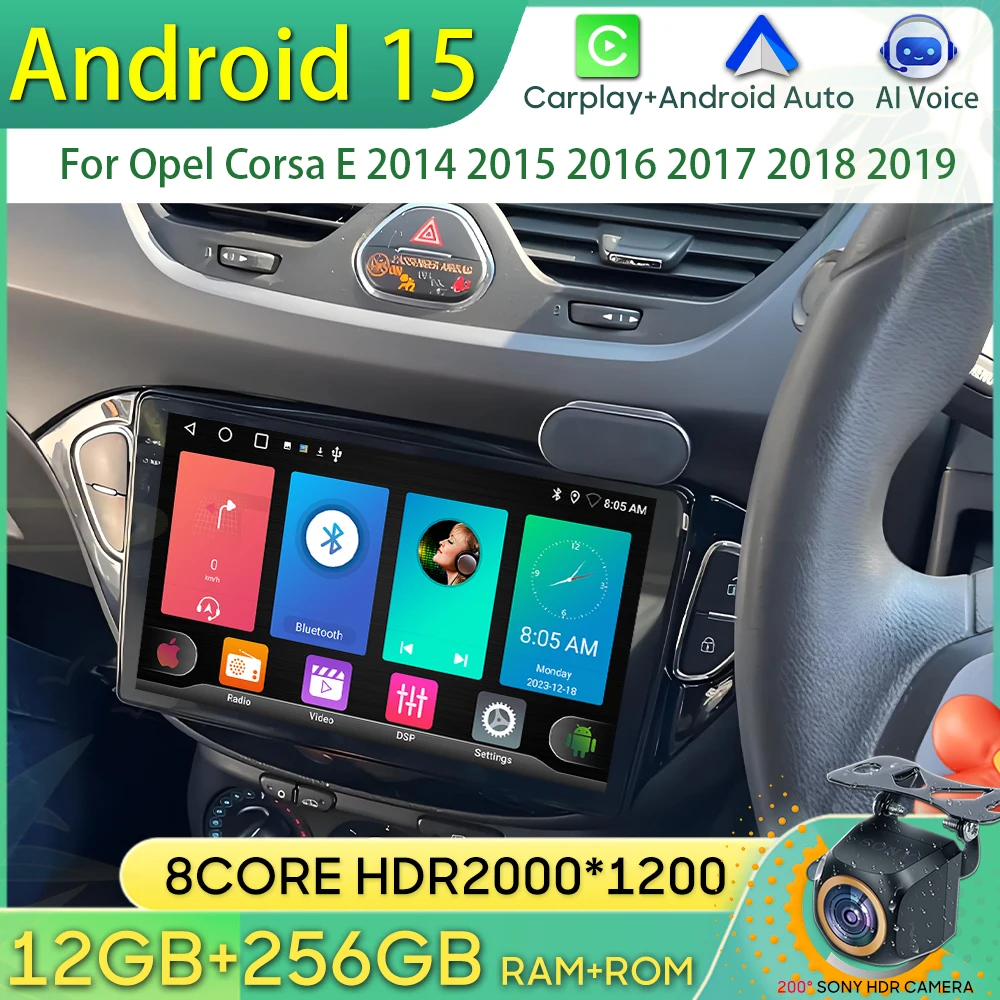 Android 15 Car Radio For Opel Corsa E 2014 2015 2016 2017 2018 2019 GPS Navigation Android Auto Carplay Wifi Display 4G No 2din
Android 15 Car Radio For Opel Corsa E 2014 2015 2016 2017 2018 2019 GPS Navigation Android Auto Carplay Wifi Display 4G No 2din