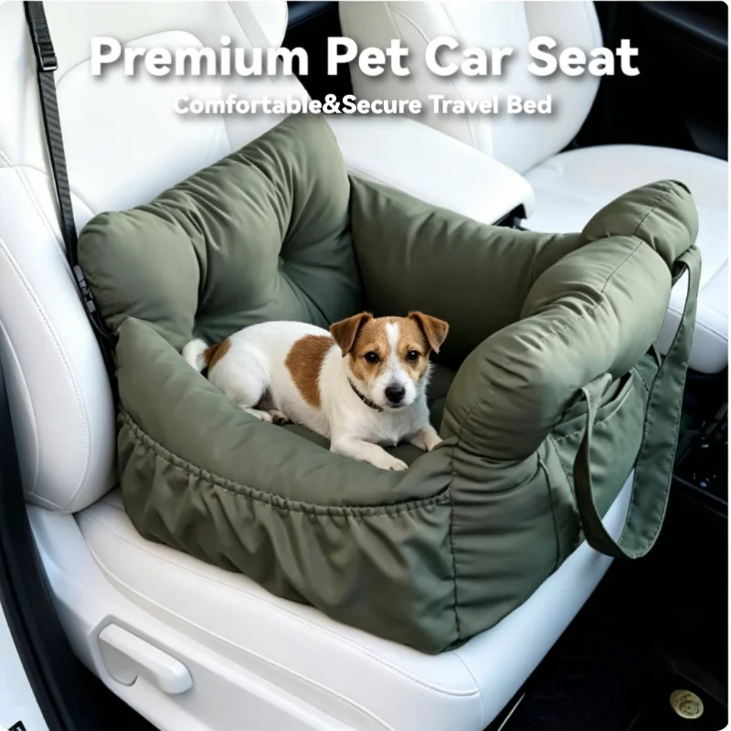 Portable Pet Car Seat Bed for Small Dogs Puppy Non-Slip Washable Travel Carrier with Safety Strap Universal Car
Portable Pet Car Seat Bed for Small Dogs Puppy Non-Slip Washable Travel Carrier with Safety Strap Universal Car