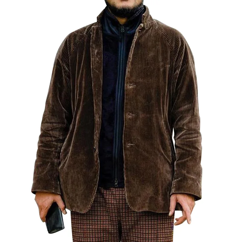 European and American Foreign Trade Explosion Men's Coat Brown Fashion Trend Jacket Top Men Clothing
European and American Foreign Trade Explosion Men's Coat Brown Fashion Trend Jacket Top Men Clothing