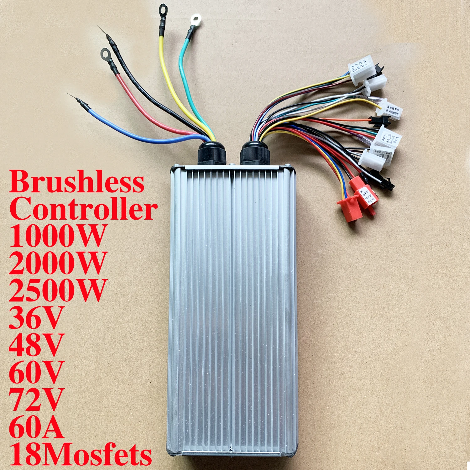 Контроллер бесщеточного двигателя 1000 Вт 2000 Вт 2500 Вт 60A 18MOSFET двойной режим 48 В/60 В/64 В/72 В для литиевых скутеров для электронных мотоциклов и электронных велосипедов
Контроллер бесщеточного двигателя 1000 Вт 2000 Вт 2500 Вт 60A 18MOSFET двойной режим 48 В/60 В/64 В/72 В для литиевых скутеров для электронных мотоциклов и электронных велосипедов