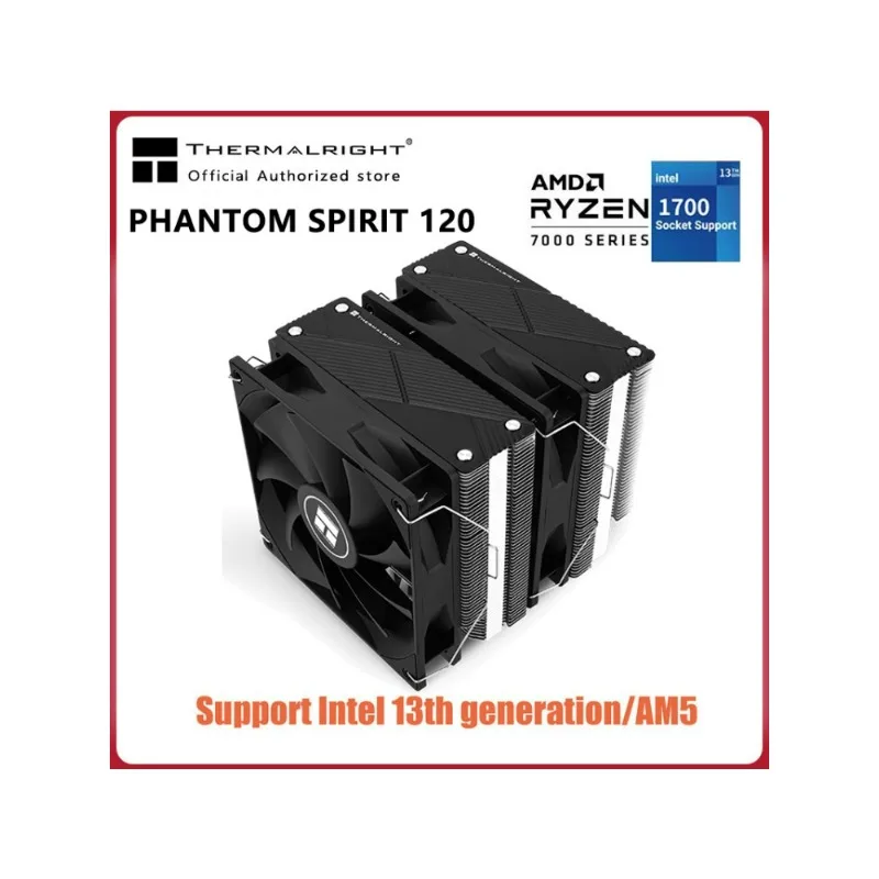 Thermalright PS120 SE 7 AGHP HeatPipes, двухбашенный кулер для процессора, 4-контактный ШИМ-двойной вентилятор, воздушный радиатор для LGA115X 1700 2011 AMD AM4 AM5
Thermalright PS120 SE 7 AGHP HeatPipes, двухбашенный кулер для процессора, 4-контактный ШИМ-двойной вентилятор, воздушный радиатор для LGA115X 1700 2011 AMD AM4 AM5