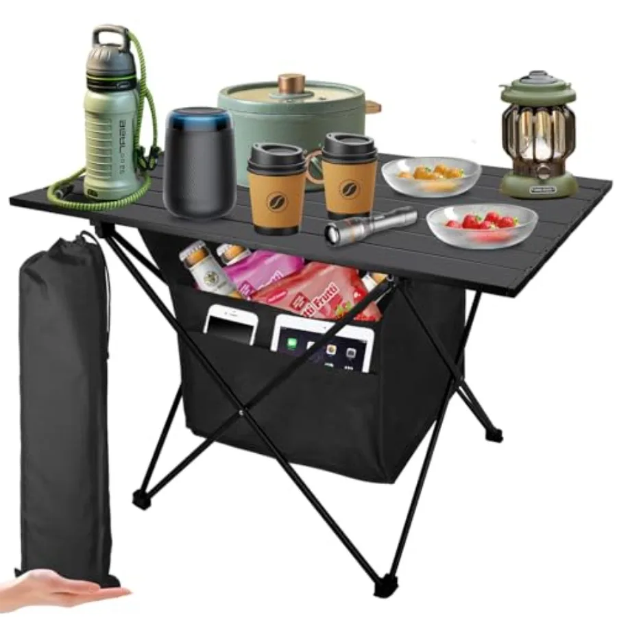 Foldable Camping Side Table Ultralight Small Beach Table Aluminum Portable Outdoor Table with Carry Bag and Storage for Picnic
Foldable Camping Side Table Ultralight Small Beach Table Aluminum Portable Outdoor Table with Carry Bag and Storage for Picnic