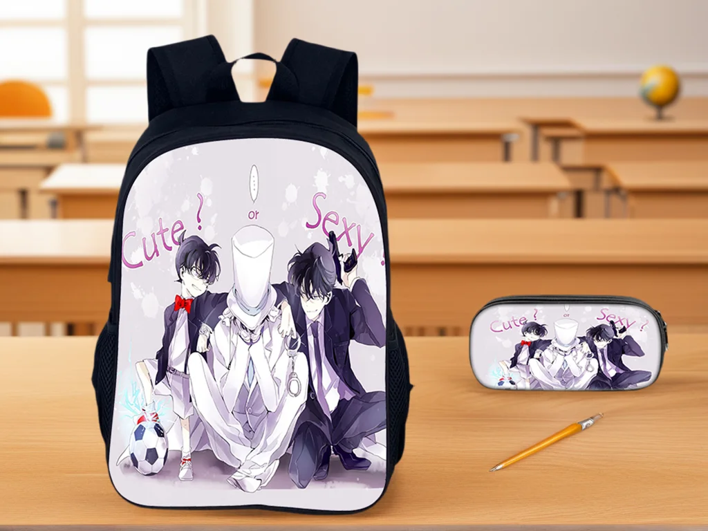 Fashion Student Conan Lightweight Backpack 2Pcs Set-Back to School Knapsack and Pencil Box for Little Kid
Fashion Student Conan Lightweight Backpack 2Pcs Set-Back to School Knapsack and Pencil Box for Little Kid