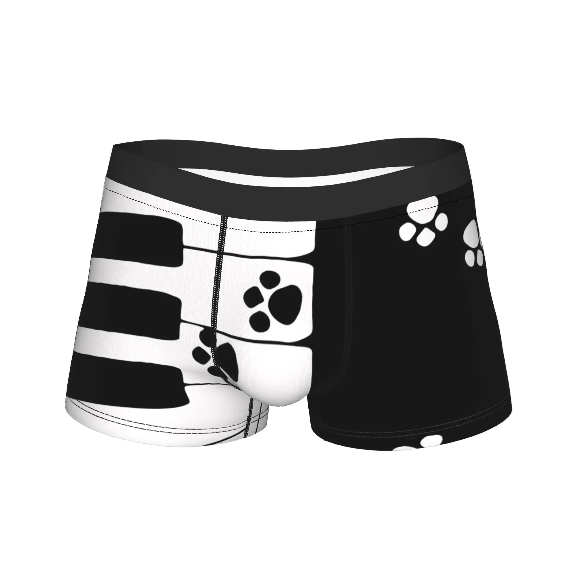 Men Black and White Piano Keyboard Long Underwear Cat Paw Novelty Boxer Briefs Shorts Panties Male Soft Underpants M-XXL
Men Black and White Piano Keyboard Long Underwear Cat Paw Novelty Boxer Briefs Shorts Panties Male Soft Underpants M-XXL