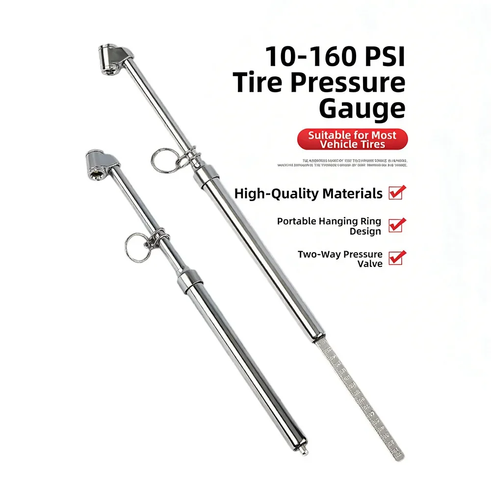Stainless Steel Dual Head Air Pressure Gauge 20 To 220 PSI Range For Vehicle Owners Needing Reliable Tire Measurements
Stainless Steel Dual Head Air Pressure Gauge 20 To 220 PSI Range For Vehicle Owners Needing Reliable Tire Measurements