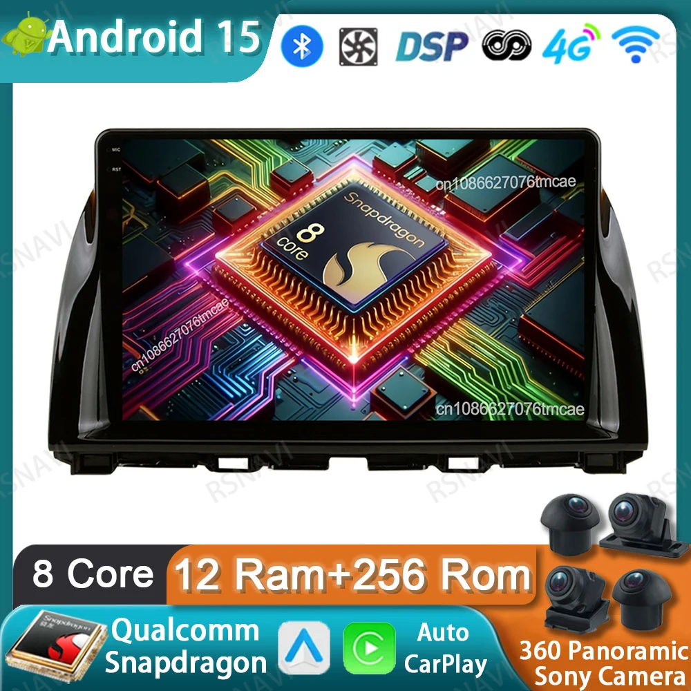 Car Radio Android 15 For Mazda CX5 CX-5 2012-2015 QLED Wireless Carplay Auto Qualcomm 4G LTE DSP Head Unit Autoradio BT DVD GPS
Car Radio Android 15 For Mazda CX5 CX-5 2012-2015 QLED Wireless Carplay Auto Qualcomm 4G LTE DSP Head Unit Autoradio BT DVD GPS