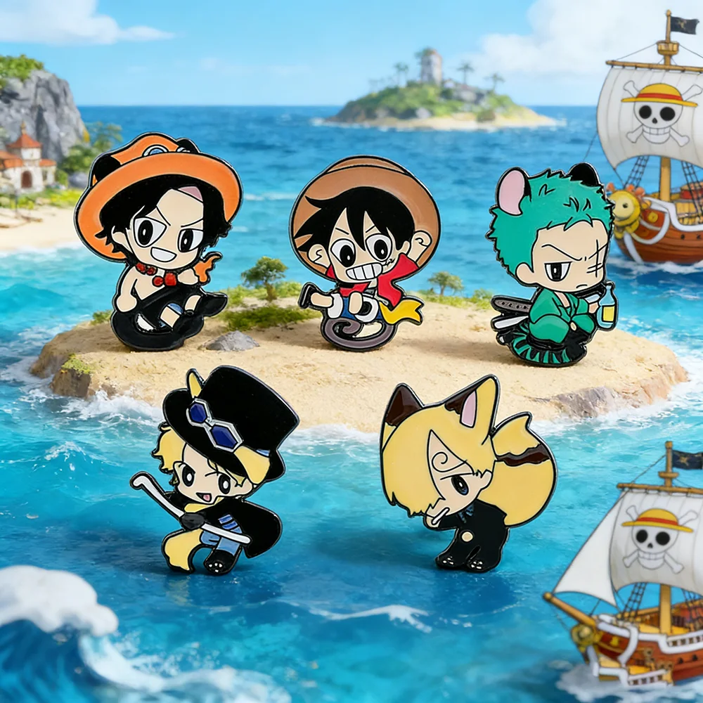 Cute Portgas·D·Ace Monkey D. Luffy Enamel Pin Creative Brooch Metal Badge Jewelry for Clothing And Backpack Accessories Gift
Cute Portgas·D·Ace Monkey D. Luffy Enamel Pin Creative Brooch Metal Badge Jewelry for Clothing And Backpack Accessories Gift