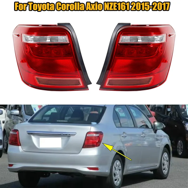 Для Toyota Corolla Axio NZE161 2015 2016 2017, задний бампер, задний фонарь, сигнальная лампа, предупреждающий стоп-сигнал, автомобильные аксессуары
Для Toyota Corolla Axio NZE161 2015 2016 2017, задний бампер, задний фонарь, сигнальная лампа, предупреждающий стоп-сигнал, автомобильные аксессуары