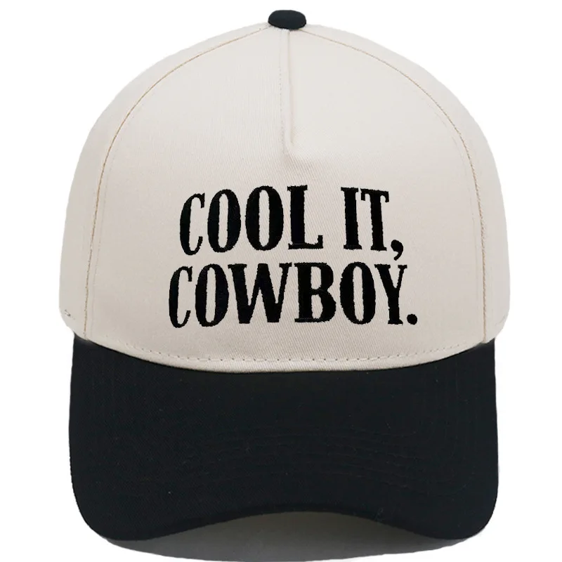 COOL IT COWBOY Baseball Cap Adjustable Snapback Hat with Embroidered "Cowboy" Design, Lightweight & Breathable for Men & Women
COOL IT COWBOY Baseball Cap Adjustable Snapback Hat with Embroidered "Cowboy" Design, Lightweight & Breathable for Men & Women