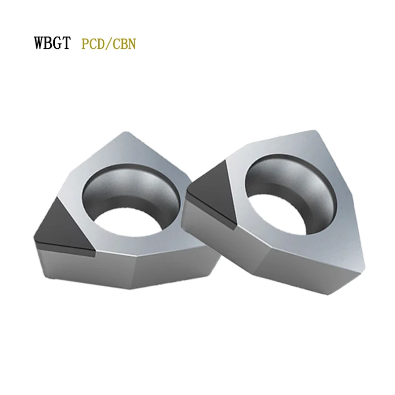 2pcs WBGT060102 WBGT060104 PCD CBN Diamond Inserts CNC Lathe Turning Cutter WBGT Blade Metal Cutting Internal Turning Tool
2pcs WBGT060102 WBGT060104 PCD CBN Diamond Inserts CNC Lathe Turning Cutter WBGT Blade Metal Cutting Internal Turning Tool