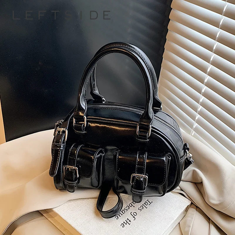 LEFTSIDE Women PU Leather Pockets Design Shoulder Bag 2025 New Y2K Bolso Simple Short Handle Underarm Bag Female Y2k Handbag
LEFTSIDE Women PU Leather Pockets Design Shoulder Bag 2025 New Y2K Bolso Simple Short Handle Underarm Bag Female Y2k Handbag