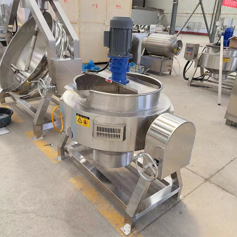 Gas Steam Electromagnetic Heating Jam Tomato Syrup Chili Sauce Cooking Jacket Kettle Jacket Kettle Cooking Mixer
Gas Steam Electromagnetic Heating Jam Tomato Syrup Chili Sauce Cooking Jacket Kettle Jacket Kettle Cooking Mixer