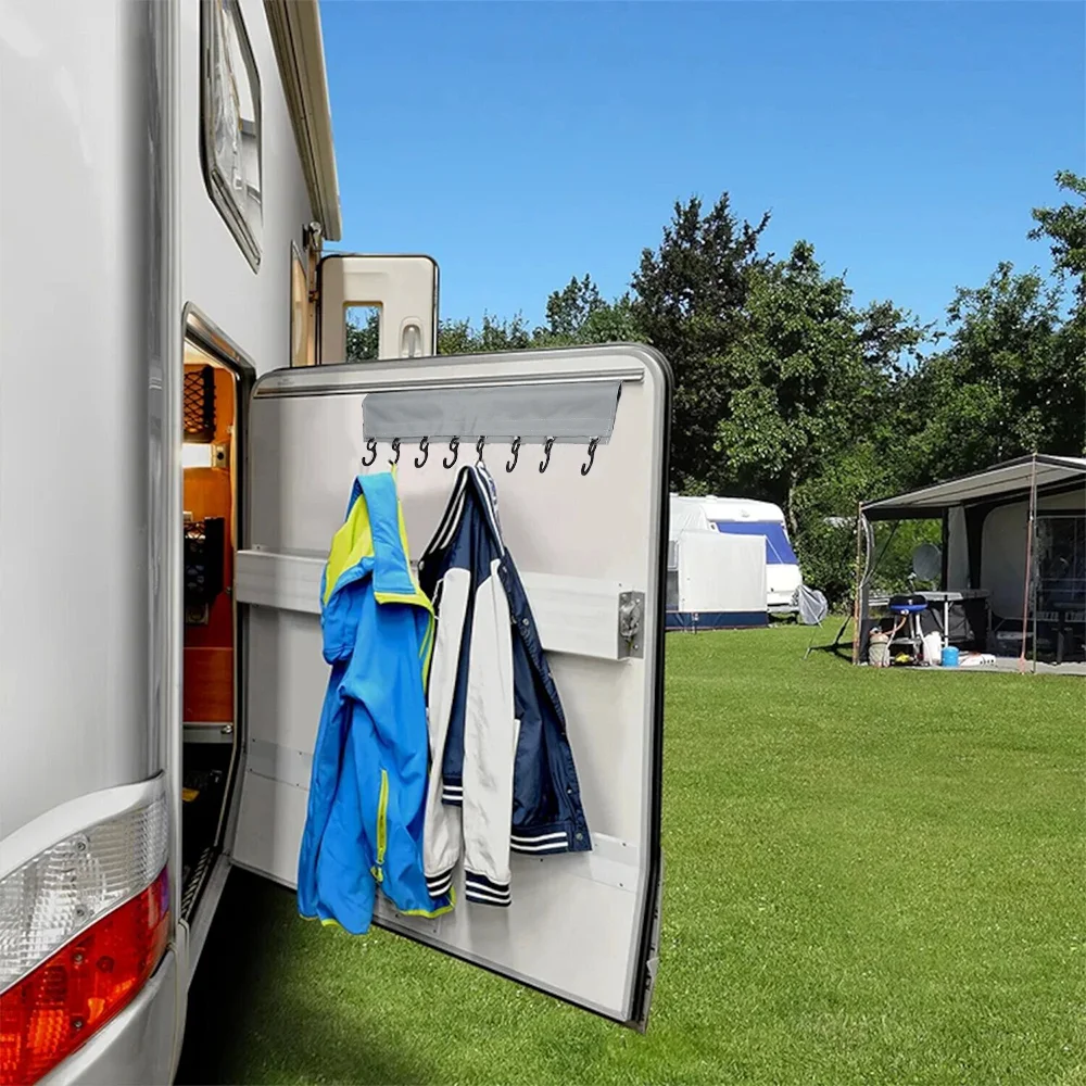 For Keder Piping Rail With Hook Rack for RV Caravan Motorhome Storage Rack Coat Hook Rail Strip for Tent Roof Poles
For Keder Piping Rail With Hook Rack for RV Caravan Motorhome Storage Rack Coat Hook Rail Strip for Tent Roof Poles