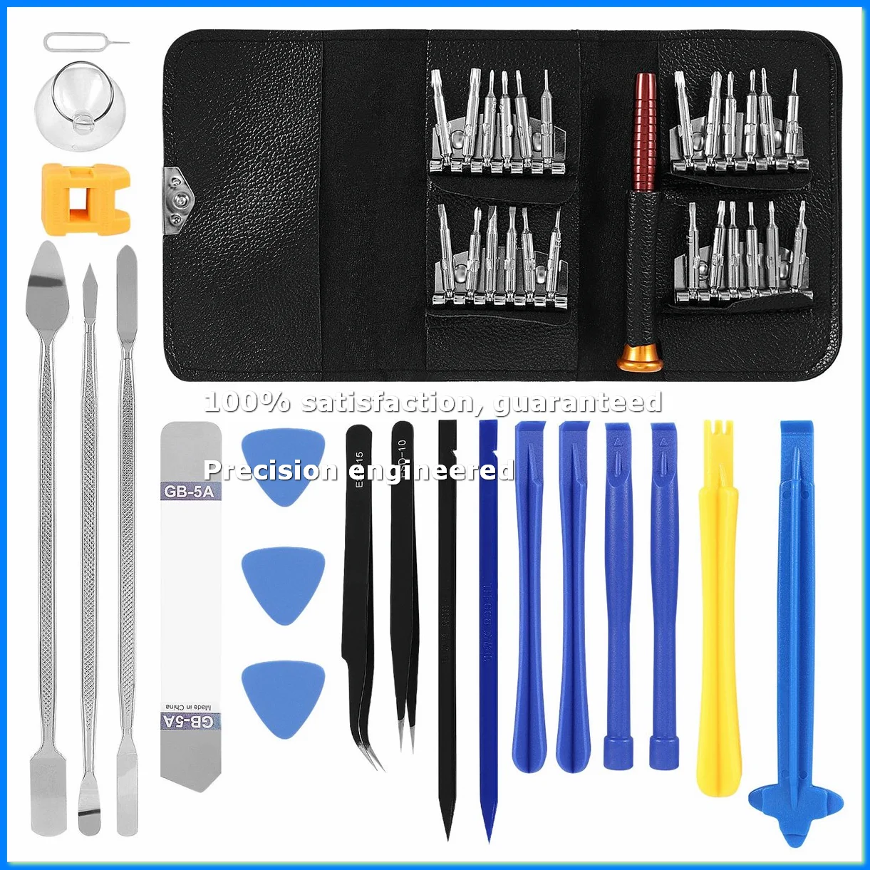 45 in 1 Opening LCD Screen Cell Phone Repair Tools Kit for Phone Laptop Watch Glasses Repair Tools Kit-A69M
45 in 1 Opening LCD Screen Cell Phone Repair Tools Kit for Phone Laptop Watch Glasses Repair Tools Kit-A69M