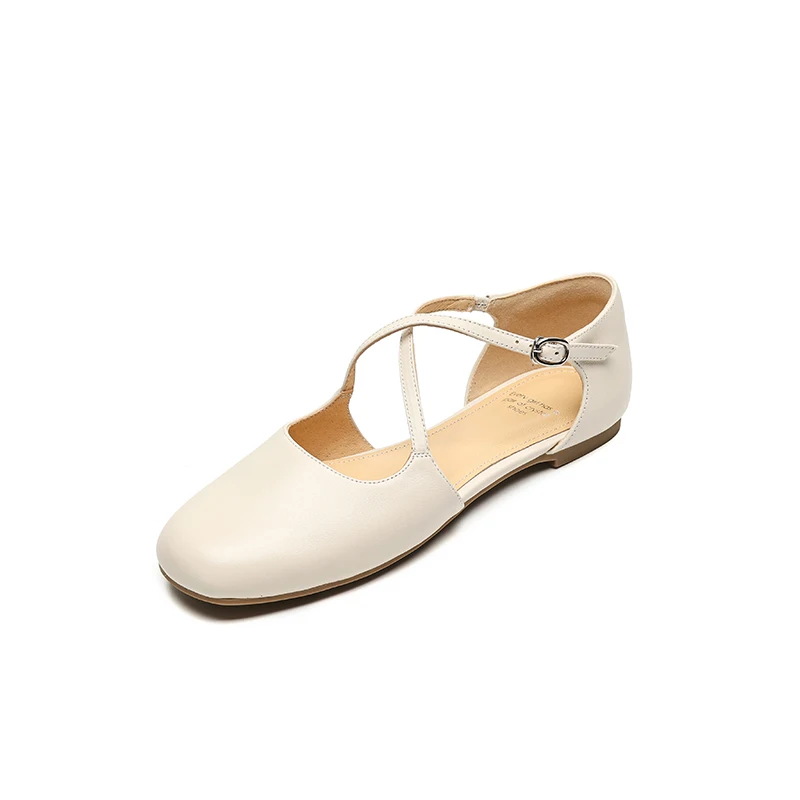 Elegant Women Closed Toe Sandals 1cm Flat Strappy Genuine Leather Silver Khaki Beige
Elegant Women Closed Toe Sandals 1cm Flat Strappy Genuine Leather Silver Khaki Beige