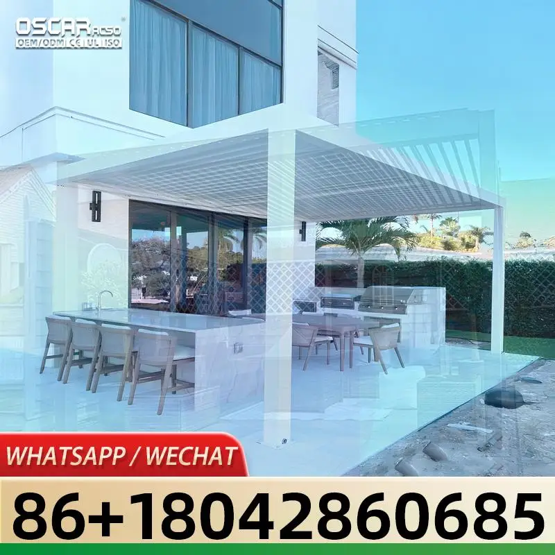 Дешевая алюминиевая биоклиматическая моторизованная беседка 5X3, патио, сад, задний двор, открытый навес, водонепроницаемая защита от солнца, беседка
Дешевая алюминиевая биоклиматическая моторизованная беседка 5X3, патио, сад, задний двор, открытый навес, водонепроницаемая защита от солнца, беседка