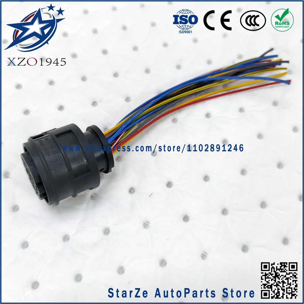 20 Pin 0AW 0DE 0BH 02E Transmission Valve Body Controller Connector Wire harness Plug 09432050 1J0927320 VL300 DQ250 For VW Audi
20 Pin 0AW 0DE 0BH 02E Transmission Valve Body Controller Connector Wire harness Plug 09432050 1J0927320 VL300 DQ250 For VW Audi