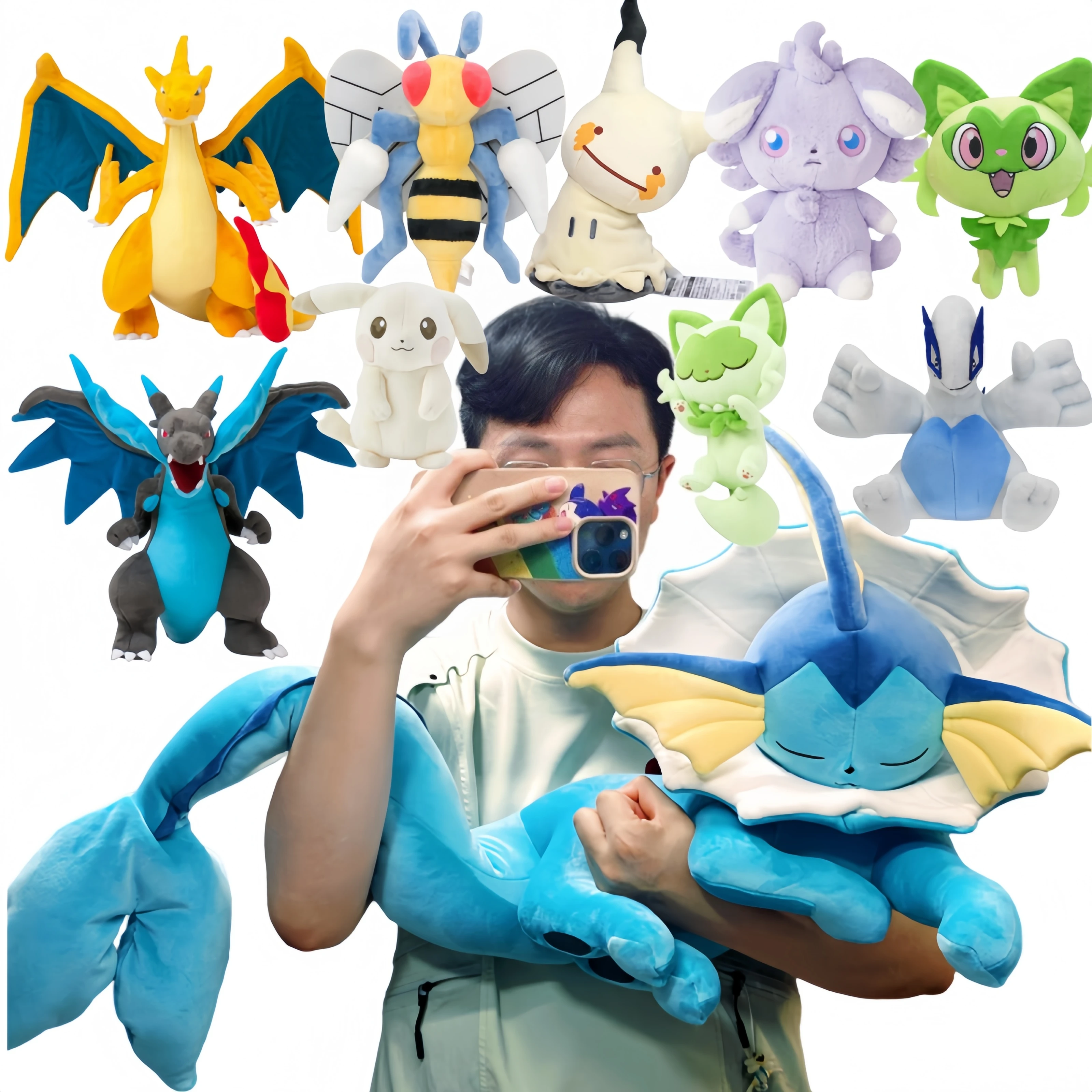 Eevee Evoli Sleep Vaporeon Plush Toys Cute Anime Charizard Beedrill Lugia Cos Mimikyu Sprigatito Caterpie Stuffed Bulbasaur Doll
Eevee Evoli Sleep Vaporeon Plush Toys Cute Anime Charizard Beedrill Lugia Cos Mimikyu Sprigatito Caterpie Stuffed Bulbasaur Doll