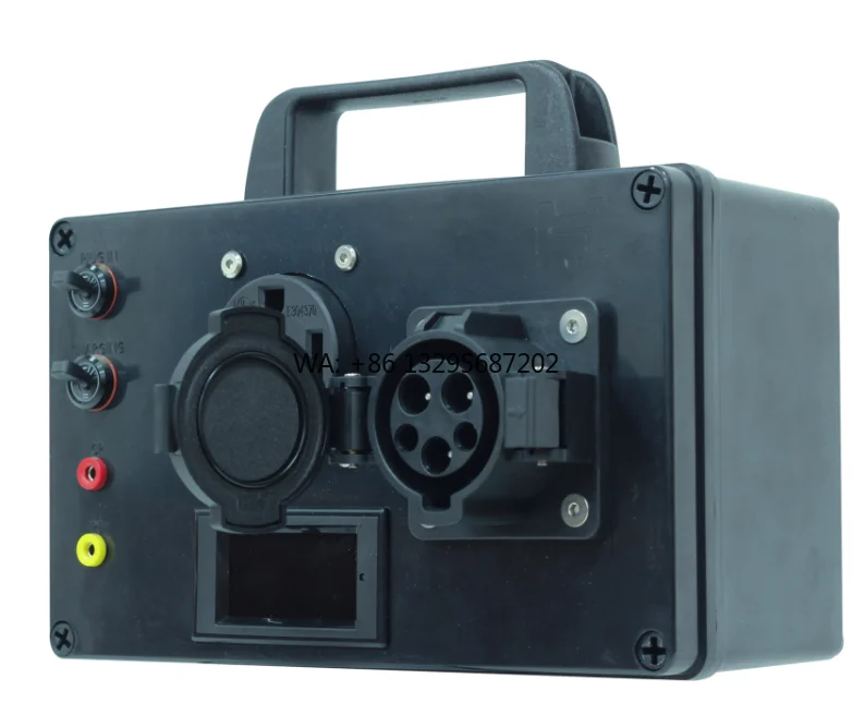 Новый портативный тестер зарядных устройств JET Type 1 50A с 2 разъемами EVSE EV2
Новый портативный тестер зарядных устройств JET Type 1 50A с 2 разъемами EVSE EV2