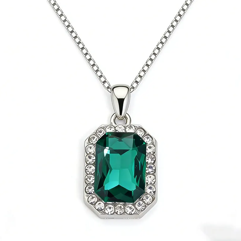 Luxury Square Colored Gemstone Pendant Necklace, Crystal Inlaid Sagittarius Clavicle Chain, Fashion Charm Jewelry Gift for Women
Luxury Square Colored Gemstone Pendant Necklace, Crystal Inlaid Sagittarius Clavicle Chain, Fashion Charm Jewelry Gift for Women