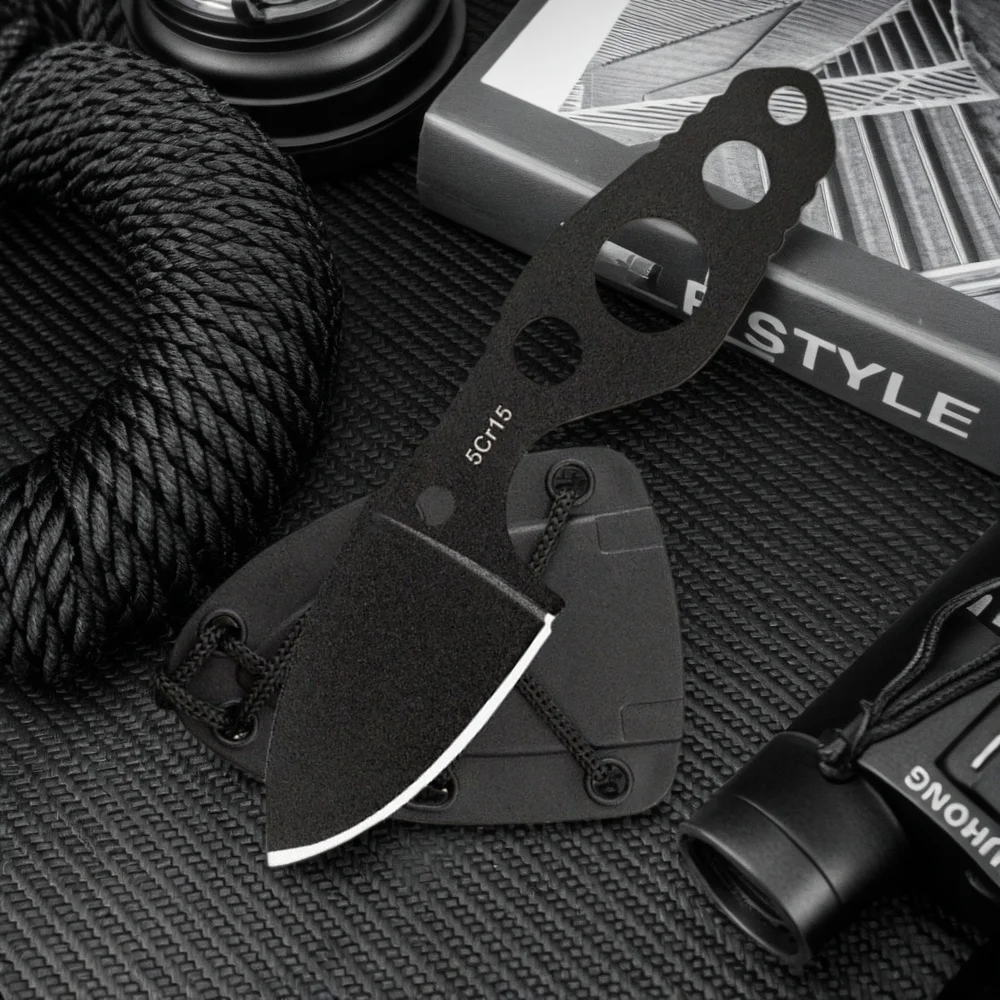 Высокотвердотельный нож с фиксированным лезвием 5Cr15, стальное лезвие и ручка, портативный режущий инструмент для охоты, рыбалки, кемпинга с ножнами
Высокотвердотельный нож с фиксированным лезвием 5Cr15, стальное лезвие и ручка, портативный режущий инструмент для охоты, рыбалки, кемпинга с ножнами