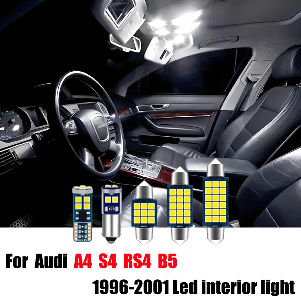 12PCS Canbus Car LED Interior Lights Bulb Kit Dome Lamp accessories For Audi A4 S4 RS4 B5 Sedan Avant 1997 1998 1999 2000 2001
12PCS Canbus Car LED Interior Lights Bulb Kit Dome Lamp accessories For Audi A4 S4 RS4 B5 Sedan Avant 1997 1998 1999 2000 2001