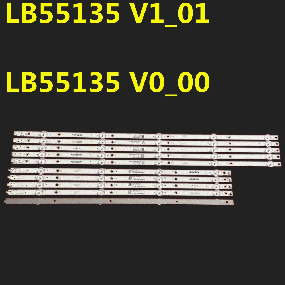 LED Backlight Strip LB55135 LBM550M0501-PJ-4(L) LBM550M0401-PK-5(R) E4SW5518RKU NS-55DF710NA19 NS-55DF710NA21 TPT550U1-QVN05.U
LED Backlight Strip LB55135 LBM550M0501-PJ-4(L) LBM550M0401-PK-5(R) E4SW5518RKU NS-55DF710NA19 NS-55DF710NA21 TPT550U1-QVN05.U