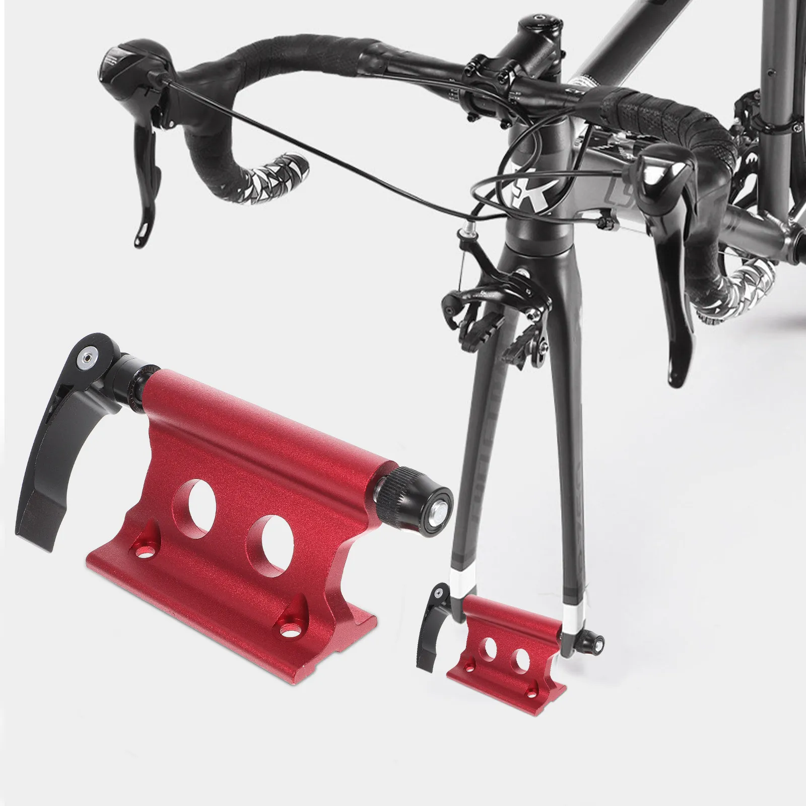 Bike Fork Mount Aluminum Alloy Quick Release Front Wheel Rack For Bicycles Cycling Storage Transport Hitch
Bike Fork Mount Aluminum Alloy Quick Release Front Wheel Rack For Bicycles Cycling Storage Transport Hitch