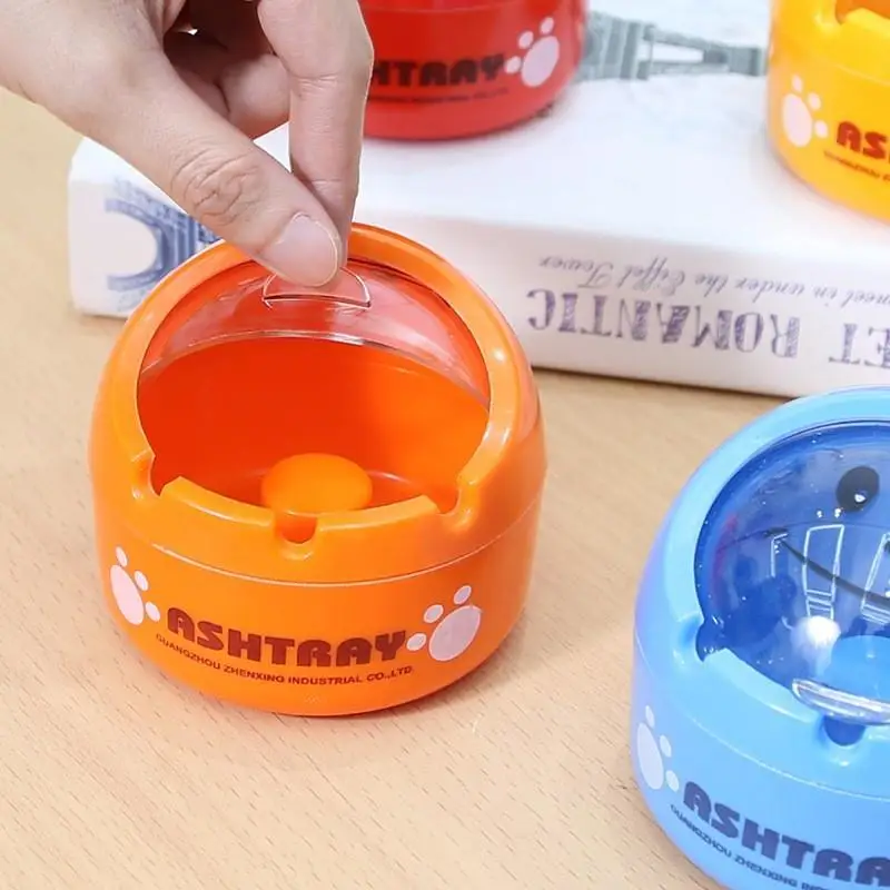Fashionable Creative European Style Candy Colored Ashtray with Flip Cover And Lid Stainless Steel Ash Tray Storage Container
Fashionable Creative European Style Candy Colored Ashtray with Flip Cover And Lid Stainless Steel Ash Tray Storage Container