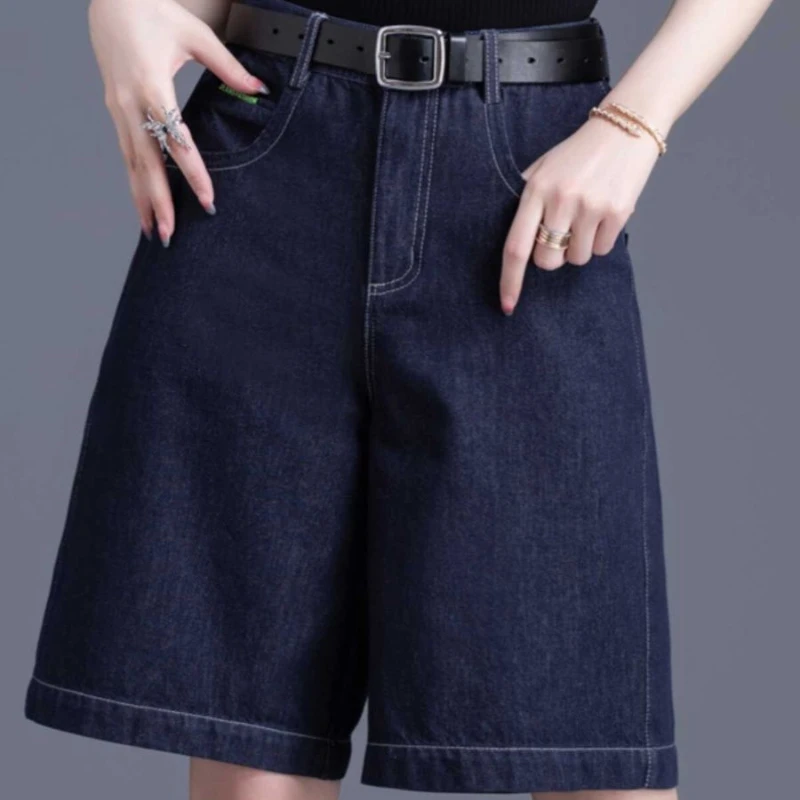 All-match Fashion Small Summer Thin Denim Shorts Women 2025 New High-rise Niche Straight Five-quarter Pants Women Wide Leg Pants
All-match Fashion Small Summer Thin Denim Shorts Women 2025 New High-rise Niche Straight Five-quarter Pants Women Wide Leg Pants