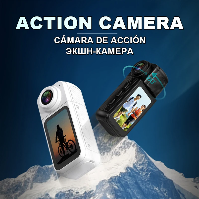 Mini 2.7K Action Camera 1.47 Inch 180 Angle WIFI Recorder Magnetic Attraction Bracket Camera Motorcycle Outdoor Recording
Mini 2.7K Action Camera 1.47 Inch 180 Angle WIFI Recorder Magnetic Attraction Bracket Camera Motorcycle Outdoor Recording