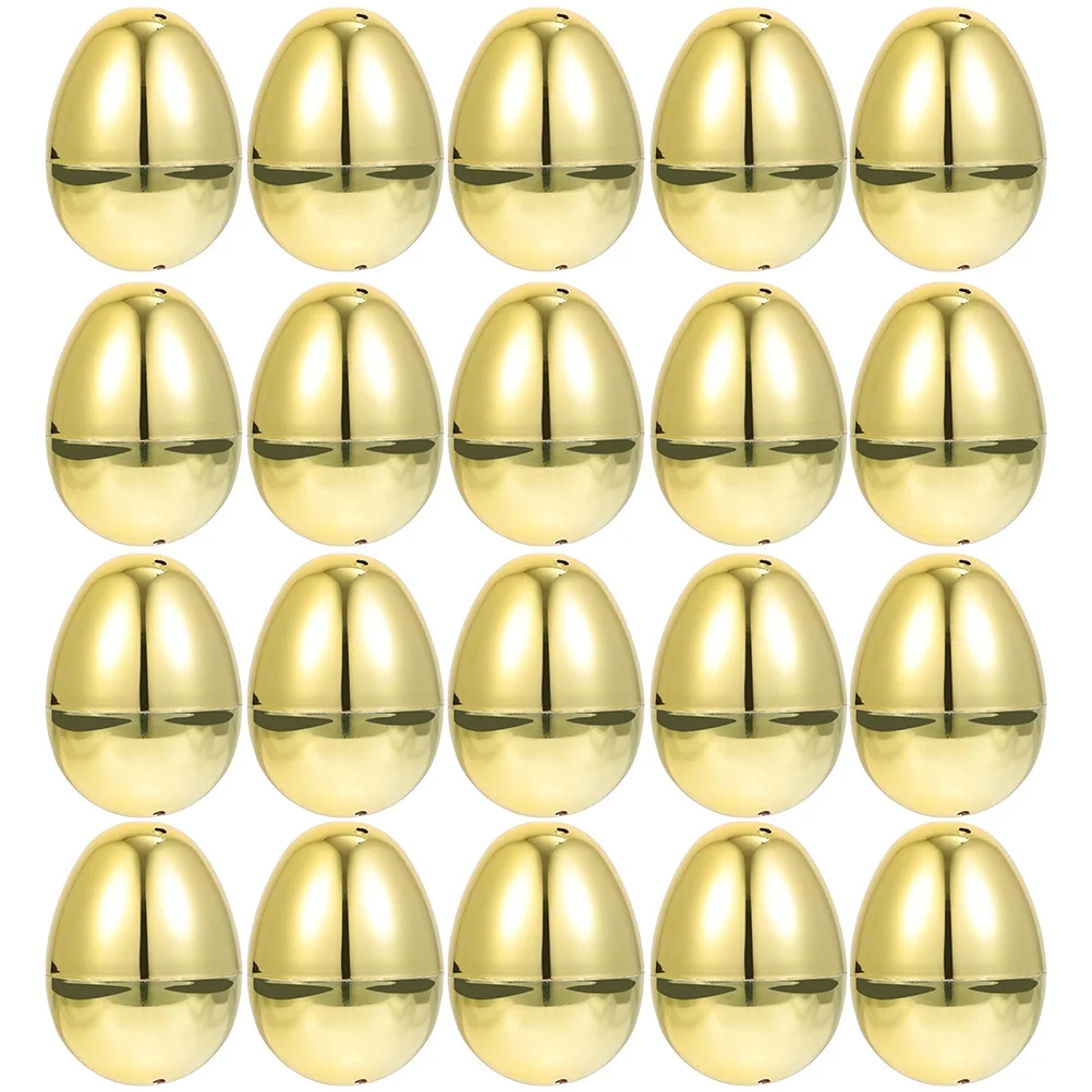 20pcs Easter Decor Fillable Plastic Eggs Golden Refillable Egg Ornaments For Party Candy Boxes Gift Wrapping Party Supplies
20pcs Easter Decor Fillable Plastic Eggs Golden Refillable Egg Ornaments For Party Candy Boxes Gift Wrapping Party Supplies