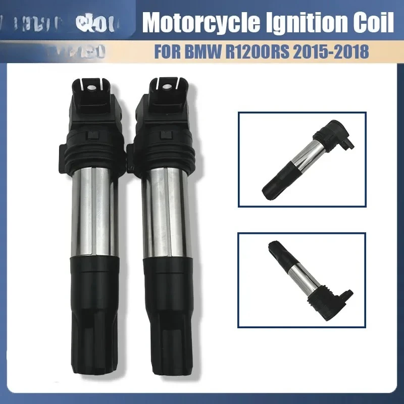 2PCS Ignition Coil For BMW R1200 R1200RS R1200GS R1200RT 2015-2018 K53 K54 Motorcycle Ignition Stick Replacement 8526677-02