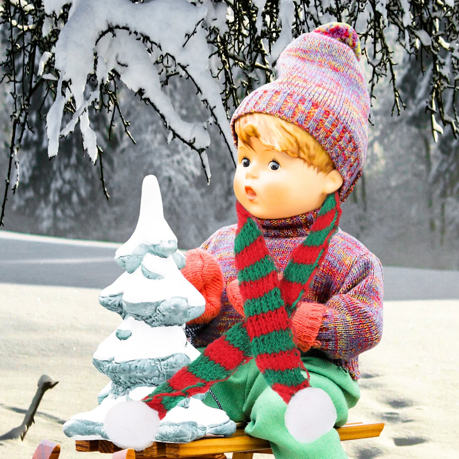 10Pcs Knitted Scarf Christmas Mini Striped Neckerchief Red Green for Holiday Decoration Wine Bottle Photo Party Props
10Pcs Knitted Scarf Christmas Mini Striped Neckerchief Red Green for Holiday Decoration Wine Bottle Photo Party Props