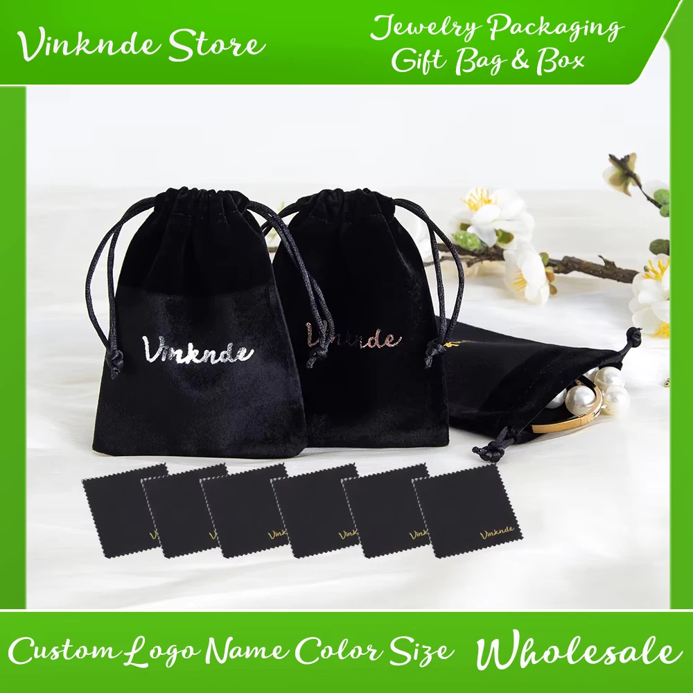 Customised logo Plush Thick Velvet Black Pouches With Polishing Cloth Women's Jewelry Storage Bridal Gift Organizer Cleaning
Customised logo Plush Thick Velvet Black Pouches With Polishing Cloth Women's Jewelry Storage Bridal Gift Organizer Cleaning