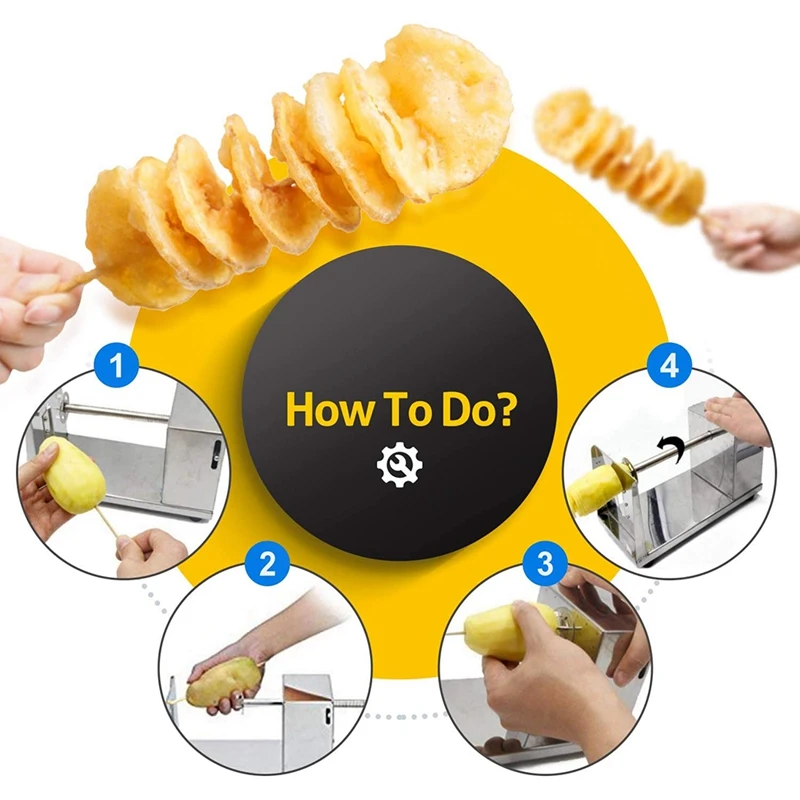 Potato machine Potato Cutter Machine Spiral Cutting Machine Chips Machine Kitchen Accessories Cooking Tools
Potato machine Potato Cutter Machine Spiral Cutting Machine Chips Machine Kitchen Accessories Cooking Tools