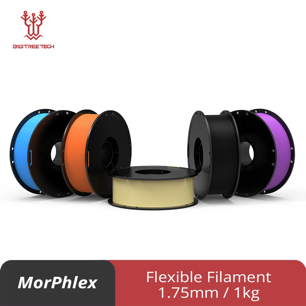 BIQU MorPhlex 3D Printer Flexible Filament 1kg 1.75mm 90A/75A for 3D Printing Shoes Materials 3D Printers Accessories
BIQU MorPhlex 3D Printer Flexible Filament 1kg 1.75mm 90A/75A for 3D Printing Shoes Materials 3D Printers Accessories